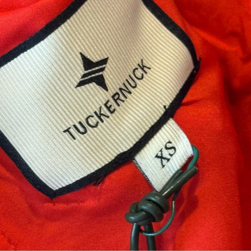Tuckernuck Red Guipure Lace Faye Blouse XS - Picture 11 of 12